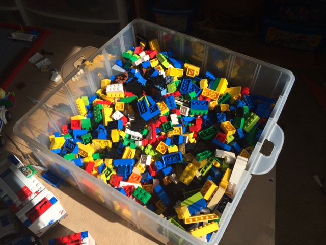 legos in a box